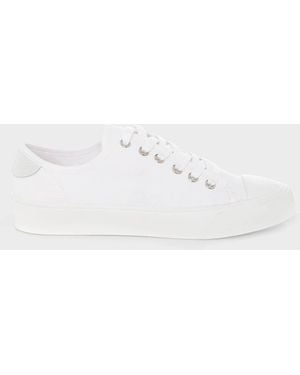 Hobbs Bess Canvas Trainer - White
