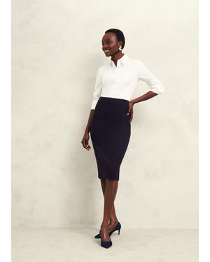 Hobbs Petite Aly Skirt - Natural