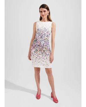 Hobbs Petite Fiona Dress - White