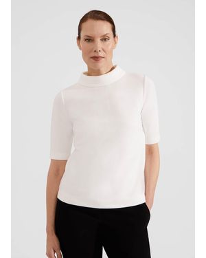 Hobbs Tali Textured Top - White