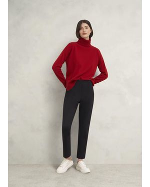 Hobbs Lola Ponte Trousers - Red