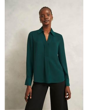 Hobbs Marie Blouse - Green