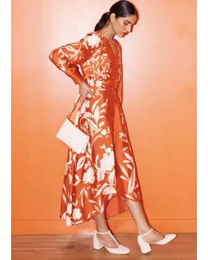 Hobbs Barrett Dress - Orange