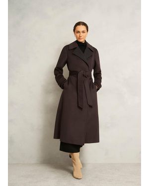Hobbs Edgely Wool Coat - Brown
