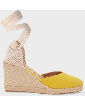 Hobbs Trina Suede Wedge Espadrilles - Natural