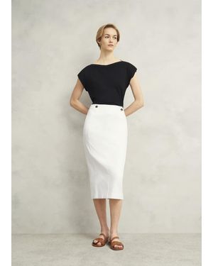 Hobbs Kimmi Skirt - White