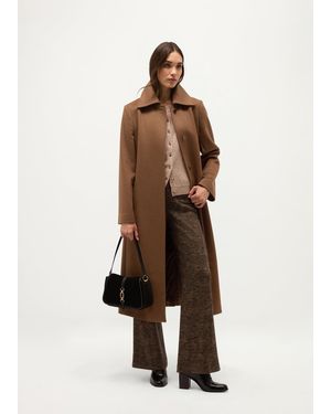 Hobbs Mira Wool Coat - Natural