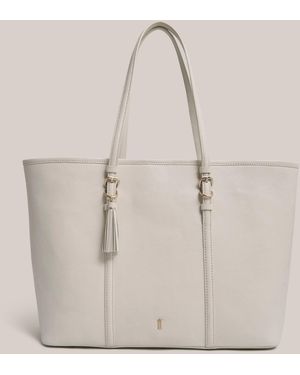 Hobbs Kyra Leather Tote Bag - Natural