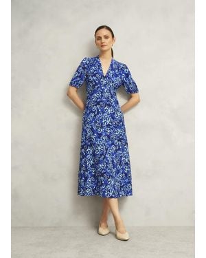 Hobbs Petite Sidonie Dress - Blue