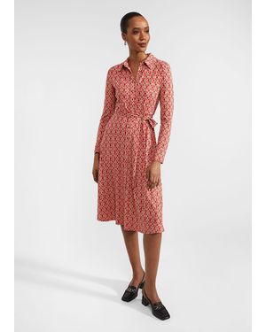 Hobbs Petite Clarice Dress - Red