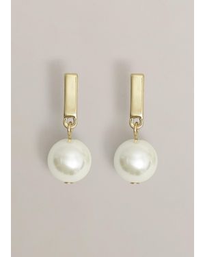 Hobbs Aria Pearl Earrings - Natural
