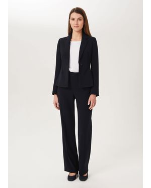 Hobbs Maya Wide Leg Trousers - Blue