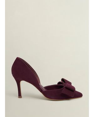 Hobbs Elva Suede Bow Courts - Brown