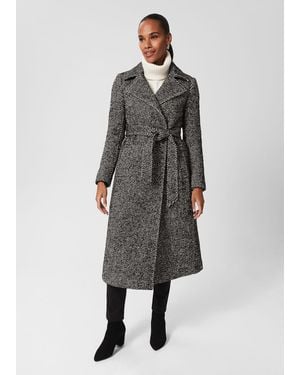 Hobbs Gerrie Wrap Coat - Grey