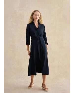 Hobbs Arya Jersey Dress - Blue