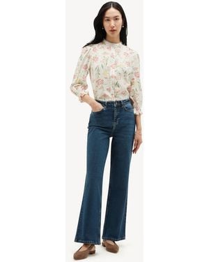 Hobbs Raina Wide Jeans - Blue