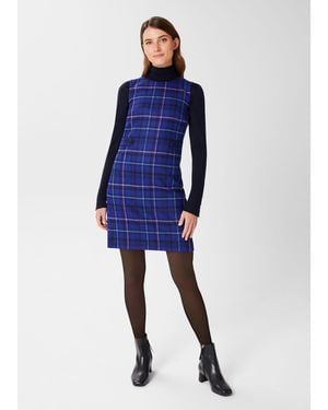 Hobbs Emberly Wool Dress - Blue