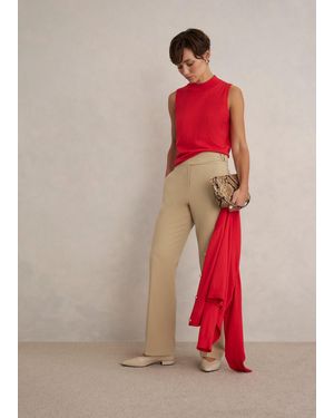 Hobbs Leila Straight Leg Trousers - Pink