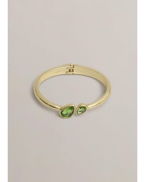 Hobbs Lilia Cut Glass Cuff - Metallic