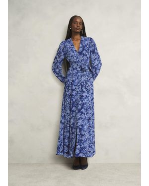 Hobbs Thea Dress - Blue