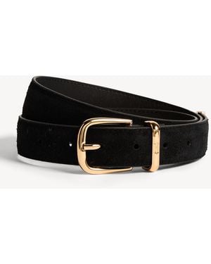 Hobbs Nima Suede Belt - Black