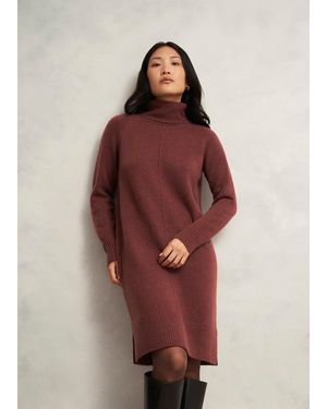 Hobbs Nessa Knitted Dress - Red