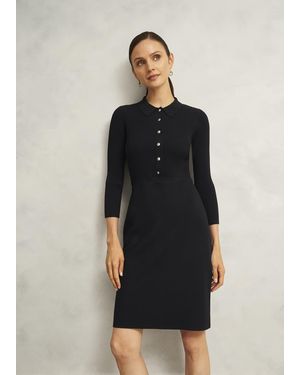 Hobbs Blanche Knitted Dress - Black
