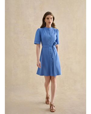 Hobbs Livvie Dress - Blue