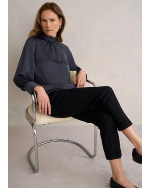 Hobbs Tara Blouse - Grey