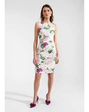 Hobbs Fiona Floral Dress - White