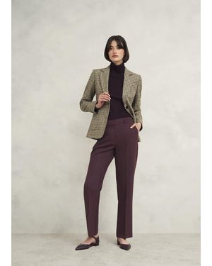 Hobbs Gerrie Straight Trousers - Natural