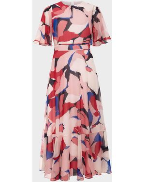 hobbs emma silk dress Emma Silk Dress 0224/5417/3793l00 Yellow-Multi Yellow Multi / 06