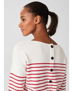 Hobbs Petra Striped Jumper - Multicolour