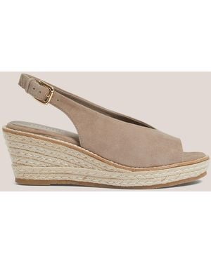 Hobbs Kali Suede Espadrilles - Natural
