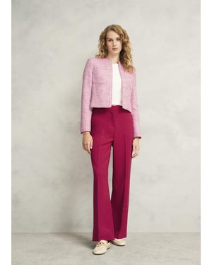 Hobbs Darcy Tweed Jacket - Pink