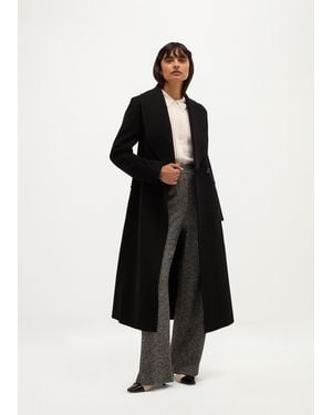 Hobbs Sara Wool Coat - Black