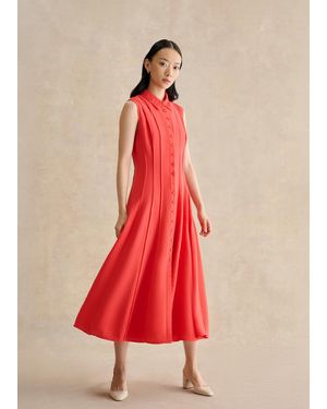 Hobbs Petite Burghley Shirt Dress - Red