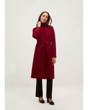 Hobbs Candice Wool Coat - Red