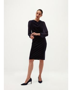 Hobbs Anastasia Velvet Dress - Black