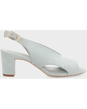 Hobbs Riley Suede Sandals - White