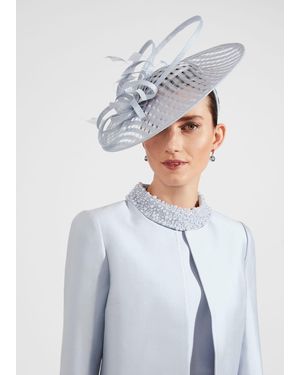 Hobbs Aurora Fascinator - White