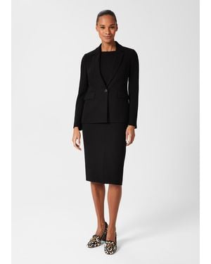 Hobbs Petite Alva Long Jkt - Black