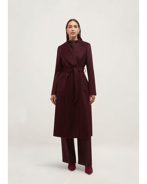 Hobbs Petite Sara Wool Coat - Red