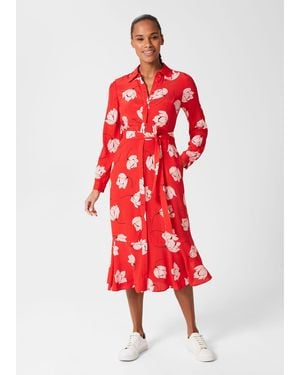 Hobbs Petite Orelia Dress - Red
