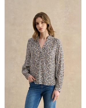 Hobbs Mila Blouse - Grey