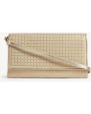 Hobbs Renata Crystal Clutch - Natural