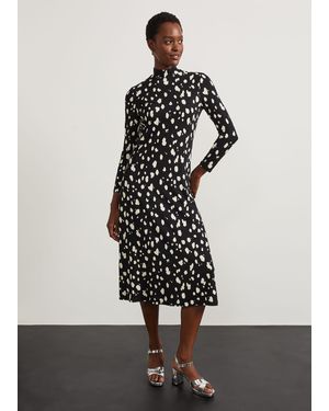 Hobbs Alcott Jersey Dress - White
