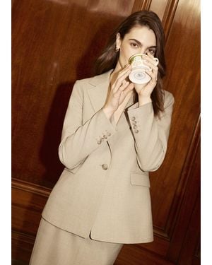 Hobbs Ashleen Single Breasted Jacket - Natural