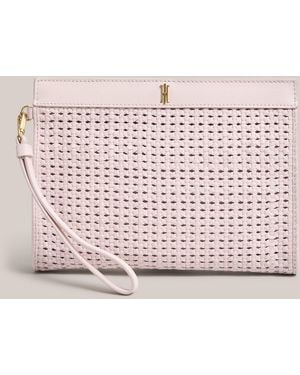 Hobbs Catherine Woven Wristlet - Pink