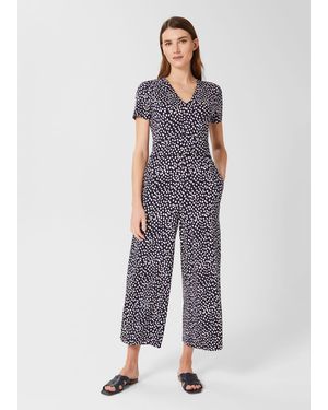Hobbs Lina Jersey Jumpsuit - Blue